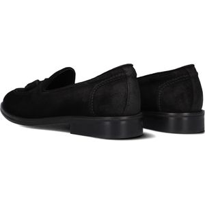 Posa Tassel Loafer Loafers - Suède Instapper - Heren - Zwart - Maat 44