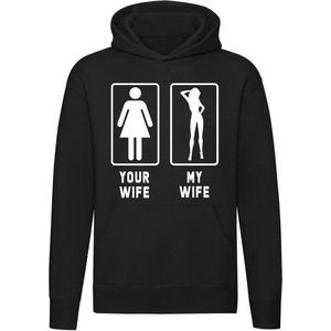 My hot wife Hoodie | your wife my wife | bikini | vriendin | relatie | sweater | trui | unisex