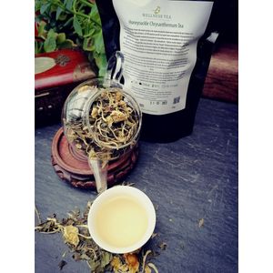 Wellness Tea Kamperfoelie Chrysanten Kruidenthee - Zuiverende Kruidenthee - Verkoudheid Thee - 50g - Losse Thee