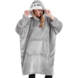 blanket sweatshirt - hoodie - dekensweatshirt Winter deken - Fleece dekentje - Hoodie Blanket -warm en gezellig, draagbaar, lang sweatshirt