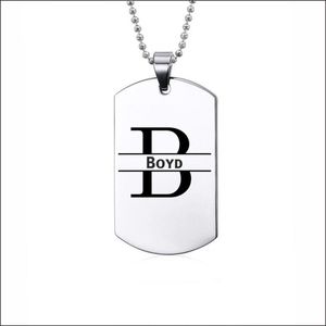 Ketting RVS Met Naam -  Boyd