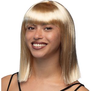 Boland - Pruik Dance blond Blond - Steil - Halflang - Vrouwen - - 80's & 90's