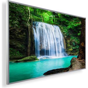 Infrarood Verwarmingspaneel 130W met fotomotief en Smart Thermostaat (5 jaar Garantie) - Waterval 6-Quer