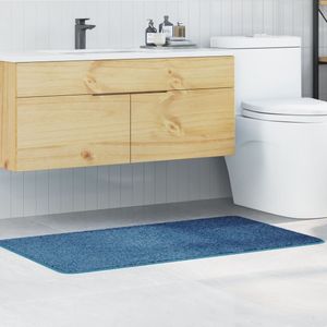 vidaXL - Badmat - Rechthoekig - Blauw - 70x120 - cm - Polypropeen - Antislip