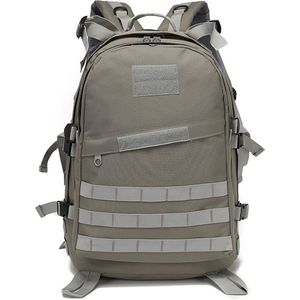 Backpack - compact en waterdicht - grijs - wandelen, kamperen - 30 liter