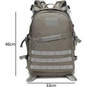 Backpack - compact en waterdicht - grijs - wandelen, kamperen - 30 liter