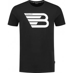 Ballin Amsterdam - Heren Slim fit T-shirts Crewneck SS - Black - Maat S
