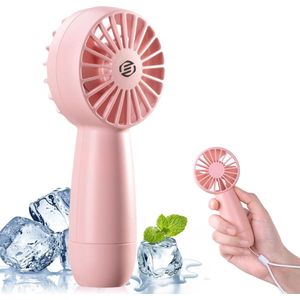 Equivera Handventilator - Mini Ventilator - Hand Ventilator - Hanventilator Oplaadbaar - Draabare Ventilator