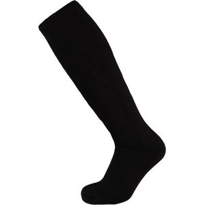 Thermo hoge sokken voor dames zwart 36/41 - Wintersport kleding - Thermokleding - Winter knie kousen - Thermo sokken