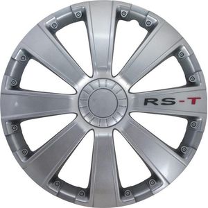 Autostyle Wieldoppen Rs-t 14 Inch Abs Zilver Set Van 4