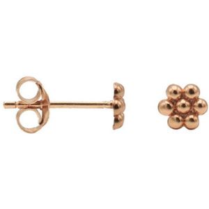 Karma Symbols oorbel M1673 7 Dots Rosé