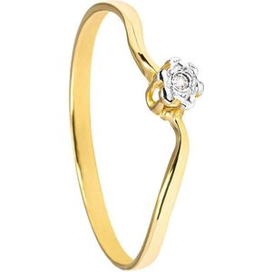 Di Lusso - Ring Napoli - 14 Karaat Goud - Dames - 15.00 mm