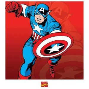 Marvel Comics Captain America Print 40x40cm