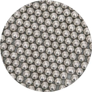 BrandNewCake® Suikerparels Metallic Zilver 8mm 750gr - Strooisel - Eetbare Taartdecoratie