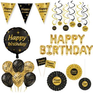 Classy Party Happy Birthday verjaardag versiering pakket XL