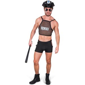 Vegaoo - Ondeugend politie agent kostuum voor heren