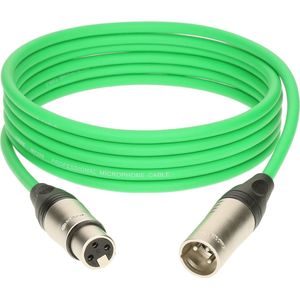 Klotz M1K4FM0300 Microfoonkabel groen 3 m - Microfoonkabel