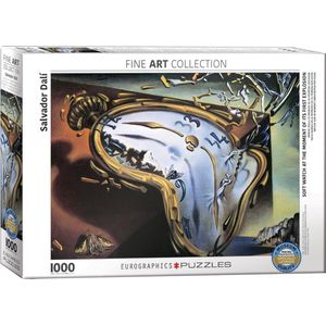 Eurographics puzzel Soft Watch at the Moment of it's First Explosion - Salvador Dalí - 1000 stukjes