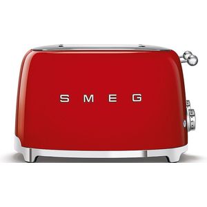 SMEG TSF03RDEU - Broodrooster - Rood - 4x4 - 2000W - 6 niveaus