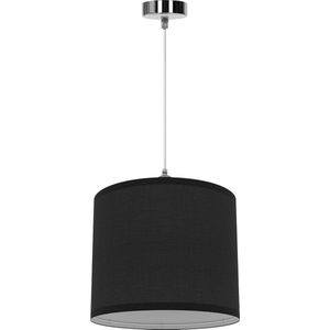LED Hanglamp - Hangverlichting - Igia Utra - E27 Fitting - Rond - Mat Zwart - Kunststof