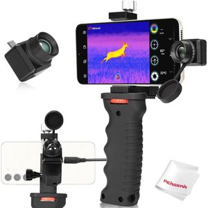 Warmtebeeldcamera voor Nachtzicht, Handheld, 256 x 192 Resolutie, 1300 m Bereik, Hot Spot Tracking, Voor Android