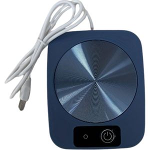 Livano Cup Warmer - Mok Warmer - Mug Warmer - Koffie Warmer - Verwarmde Onderzetter - Koffie Warmhouder - Koffiekop Verwarmer - Kop Warmer - USB - Kopjes - Blauw