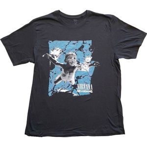 Nirvana - Nevermind Cracked Heren T-shirt - XL - Zwart