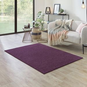 Carpet Studio Ohio Vloerkleed 115x170cm - Laagpolig Tapijt Woonkamer - Tapijt Slaapkamer - Kleed Paars