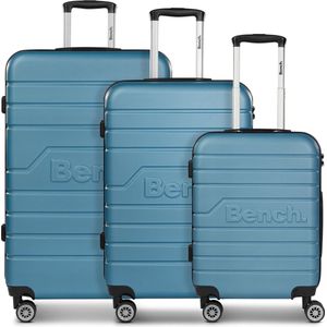 Bench Seattle 4 wielen Kofferset 3-delig - Harde bagage - TSA slot - nordic-blue