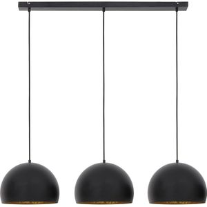 Light & Living Hanglamp Jaicey - Zwart - 120x33x25cm - 3L - Modern - Hanglampen Eetkamer, Slaapkamer, Woonkamer