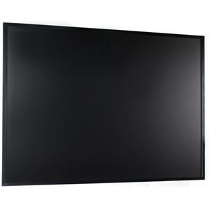 Krijtbord met zwarte lijst 120x200 cm | Magnetisch Krijtbord | Schoolbord | Blackboard | sam creative schrijfbord
