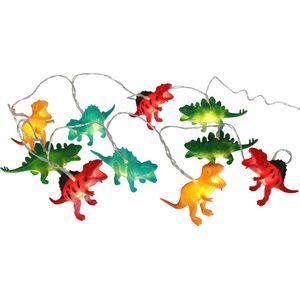 Svenska Living Lichtsnoer - dinosaurus - 200 cm - op batterij - warm wit - 10x leds