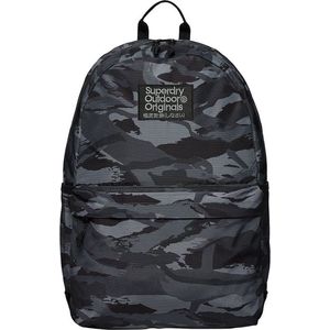 Superdry Printed Montana Backpack Dark Grey Tiger Camo
