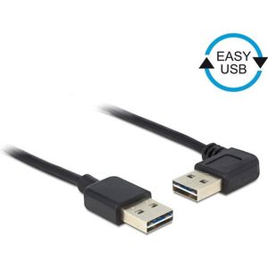 USB Kabel Delock A - A St/St  1.00m 90Â° gew. Easy USB
