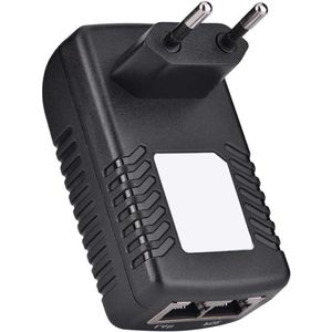 48V 0.5A Muur POE Injector Ethernet Adapter voor IP Telefoon/Camera Voeding (EU-stekker)