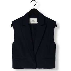 Ruby Tuesday Relin Cropped Waistcoat Blazers Dames - Donkerblauw - Maat 36