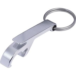 Bier Sleutelhanger – Zilver - Bieropener – Beer Opener – Flesopener