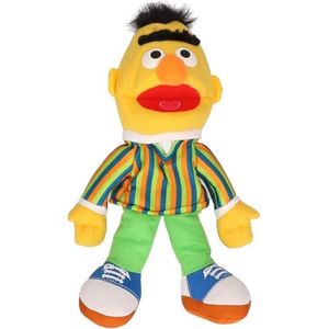 Pluche knuffel handpop Sesamstraat  Bert  33 cm