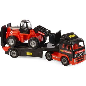 Mammoet Toys Cavallino Mammoet Vrachtwagen met Aanhanger en Graafmachine