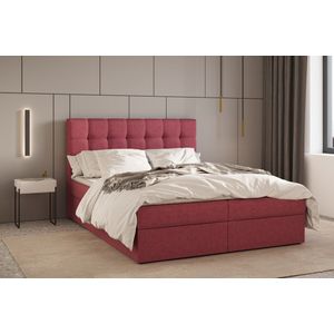 Boxspring Bed 05 - Luxe en Comfort - Inclusief Topmatras - Verkrijgbaar in Meerdere Maten - Boxspringbed 05 (Roze - Hugo 15, 160x200 cm)