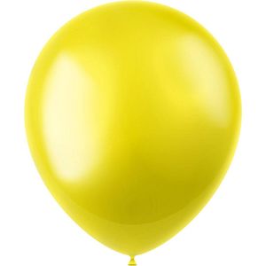 Folat - ballonnen Radiant Zesty Yellow 50 stuks
