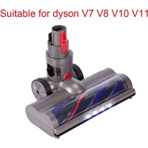Stofzuigermond - Geschikt Voor Dyson V7 V8 V10 V11 - Turbo Borstel - Vloerborstel Met 4 LED Lampen - Voor Harde en Zachte Vloeren