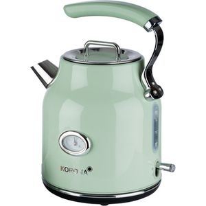 Korona 20665 | Retro - Waterkoker | 1,7 liter | Met kalkfilter | Vintage waterkoker | 2.200 watt | Kleur: Mint groen