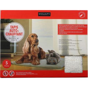 Wouapy - Zelfverwarmend Tapijt - Benchmat - Dierenmat Voor honden en katten - 90x64 cm