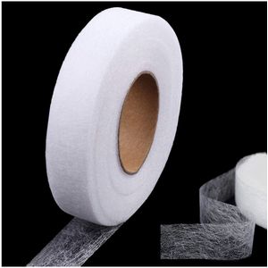 Strijkband - Zoomband Instrijkbaar - Opstrijkbare Zoomband voor Kleding, Broek Inkorten & Gordijnen - Strijkband Gordijnband - Plooiband - Kantenband - Omzomen - Strijkband Wit - 60 meter - 20 mm