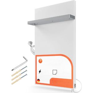 Infrarood Paneel Badkamer Verwarming Wit 270 W Tot 7 M2 - Infrarood Verwarmingspaneel Elektrische Kachel - Electric Heater Energy Saver - Elektrische Verwarming - Infrared Heater Electric