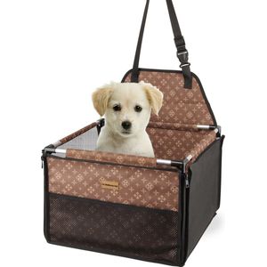 Premium Autostoel Hond – Hondenmand Auto – Reisbench Hond – Autobench voor hond – Hondenstoel Auto Designer