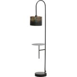 BePureHome Blackout Vloerlamp - Metaal - Zwart - 160x30x43