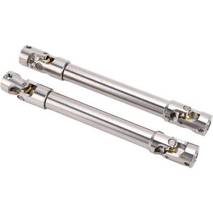 Aandrijfassen voor RC Car - 2 stuks roestvrij staal M4, geschikt voor 1/10 RC crawler (113 mm)