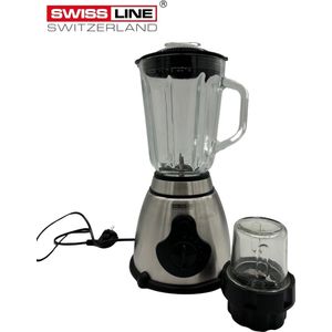 Swiss Line Switzerland - kitchen blender / Smoothiemaker 2 in 1 - Ice crush functie - 1000W - 1,5l